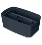 Aufbewahrungsbox 5267-00-89, 5 Liter, mit Deckel, au&szlig;en 318x128x191mm, Kunststoff grau
