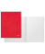Schnellhefter WOW 3001-00-26, A4, rot, Karton, 300g, Vorderdeckel rot / opak