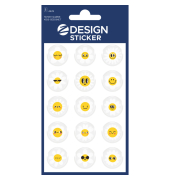 Sticker Glossy Blumen