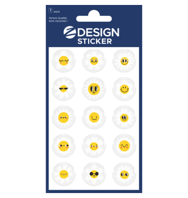 Sticker Glossy Blumen