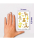 Sticker Tiere gelb
