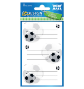 Buchschild Fu&szlig;ball