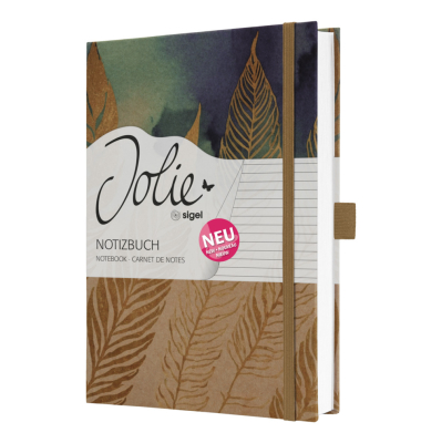 Notizbuch JN859, Jolie Pure, mehrfarbig, A5, liniert, 100g, 96 Blatt / 192 Seiten