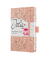 Buchkalender J6352, ros&eacute;, schwarz, 1 Woche / 2 Seiten