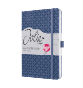 Buchkalender J6101, blau, 1 Woche / 2 Seiten