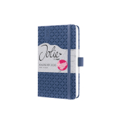 Buchkalender J6100, blau, 1 Woche / 2 Seiten