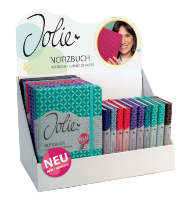 Notizbuch SF515, Jolie Flair, farbig sortiert
