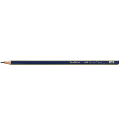 Bleistift, 112505, H&auml;rte 5B, blau/gold