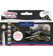 Kreativmarkeretui 6ST Metallic Moments