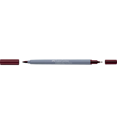 Dualmarker caput mortuum violett