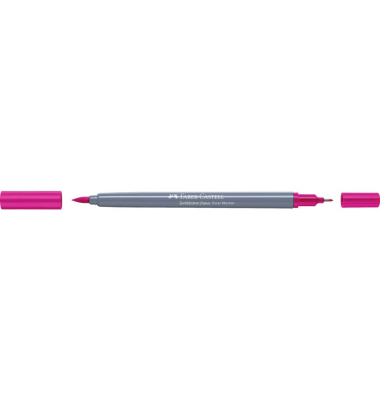 Dualmarker purpurrosa mittel