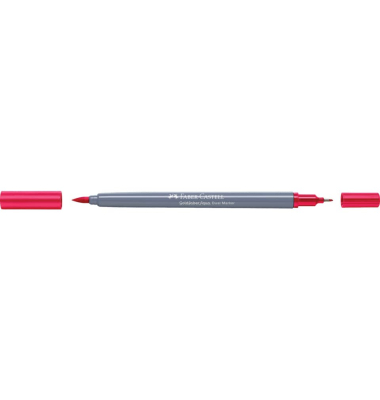 Dualmarker permanent karmin