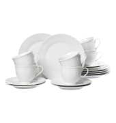 Kaffeeservice 18tlg. wei&szlig;