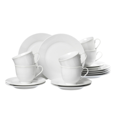 Kaffeeservice 18tlg. wei&szlig;
