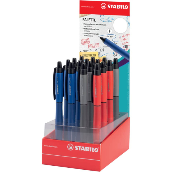 16 Stück Stabilo Gelschreiber Palette F sortiert 4006381553346 Stabilo