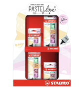 Textmarker 07/72-09, Display, farbig sortiert, 2-5mm Keilspitze