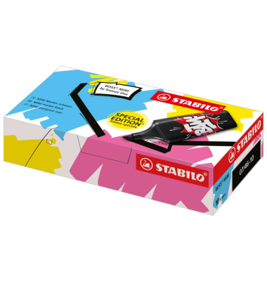Textmarker STABILO BOSS MINI by Snooze One, 07/56-10, pink, 2+5mm 