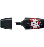 Textmarker STABILO BOSS MINI by Snooze One, 07/46-10, schwarz, 2+5mm 
