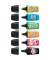 Textmarker STABILO BOSS MINI by Snooze One, 07/46-10, schwarz, 2-5mm Keilspitze