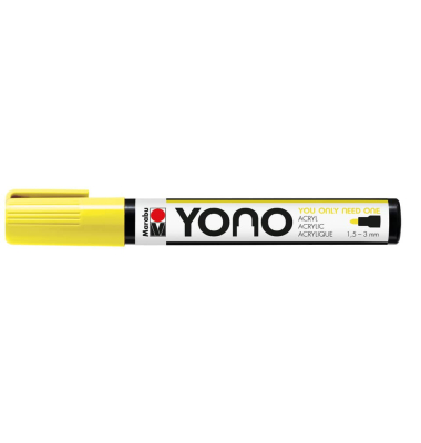 Kreativmarker YONO neon gelb