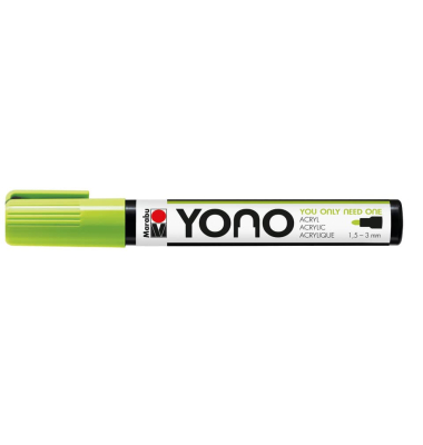 Kreativmarker YONO neon gr&uuml;n