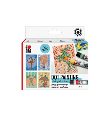 Kreativmarkerset 3D Dot Pen Circus