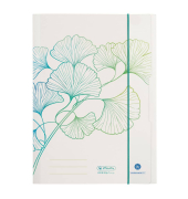 Sammelmappe GREENline 300006056, A4 cremewei&szlig;/gr&uuml;n, 2cm F&uuml;llh&ouml;he, Karton 380g