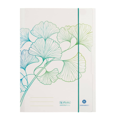 Sammelmappe 300006056 Motiv GREENline Ginkgo, Karton 380g