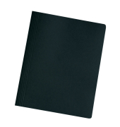 Schnellhefter easy orga 300003045, A4, schwarz, Karton, 240g, Vorderdeckel schwarz