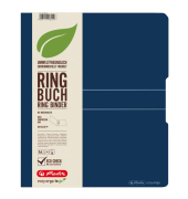 Ringbuch EasyOrgaToGo Herlitz Logo 300000733, A4 2 Ringe 25mm Ring-&Oslash; Polypropylen dunkelblau