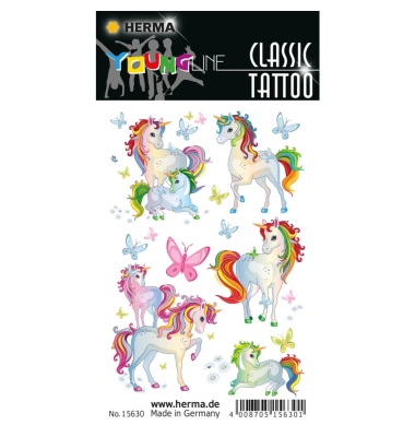 Tattoo Colour Einhorn best friends