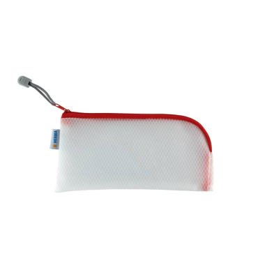 Rei&szlig;verschlusstasche 23x11cm rot