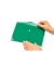 Brieftasche PP A5 transparent dunkelgr&uuml;n