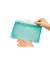 Brieftasche PP A5 transparent t&uuml;rkis
