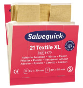 Pflaster-Nachf&uuml;llset 6470 Textile XL 6470, 1 Packung &aacute; 21 St&uuml;ck/ Hautfarben, 14 St&uuml;ck &aacute; 3,0x8,0cm / 7 St&uuml;ck &aacute; 6,0x8,0cm (BxL), h