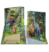 Ringbuch Dino World 20160, A4 4 Ringe 30mm Ring-&Oslash; Karton mehrfarbig