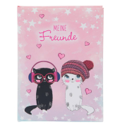 Freundebuch A5 Music for Cats