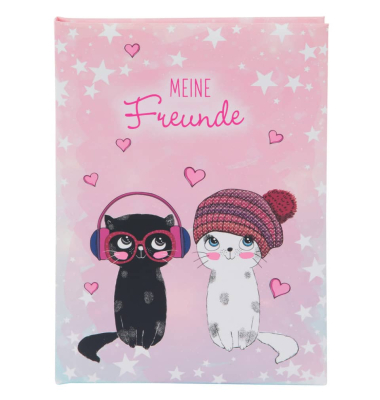 Freundebuch A5 Music for Cats