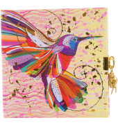 Tagebuch 44273, Flower Kolibiri, 16,5x16,5cm, 96 Seiten