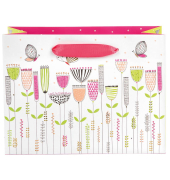 Geschenktasche 46 413, allgemein, mit Trageband, Quality Time, 25cm x 18cm