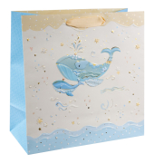 Geschenktasche 46 495, Blue Whale, 270mm x 270mm