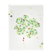 Notizbuch 64 423, Lucky Clover, A5, blanko, 100 Blatt