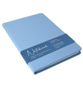 Notizbuch 08373/6, blau, A5, punktiert, 100g, 72 Blatt / 144 Seiten