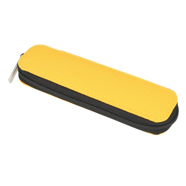 Online Stifte-Etui, Stylisches Stiftemäppchen mit Reißverschluss, mit 2 Stift-Schlaufen, Tasche für Kugelschreiber, Füller, Pinsel etc, Federmäppchen für Schule, Uni & Büro