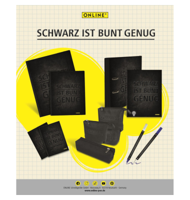 Schulpaket schwarz ist bunt genug sort.