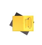 Geschenkset KS+Notizbuch+Etui  gelb