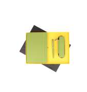 Geschenkset KS+Notizbuch+Etui gr&uuml;n