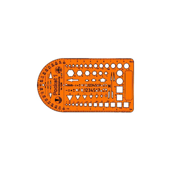 Standardgraph Kombischablone Pocket 1 4014509003246 Standardgraph