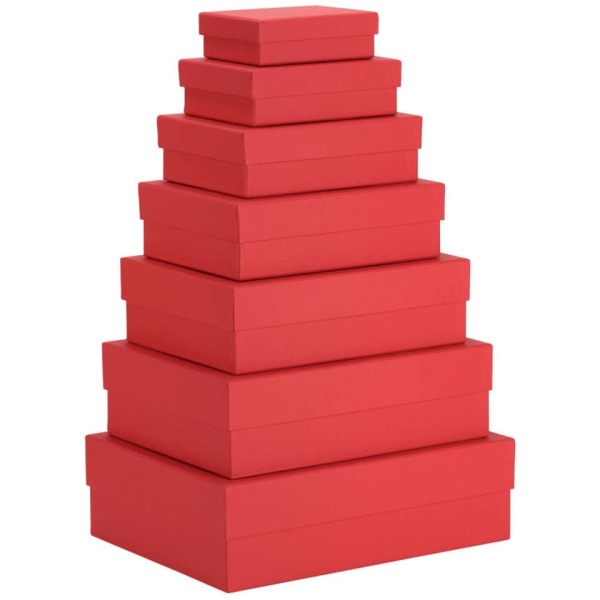 Rössler Geschenkkarton Basics rot   7 Stück  4014970102134 Rössler