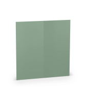 Briefkarten 1103069067 Din lang Hoch doppelt 220g planliegend eucalyptus